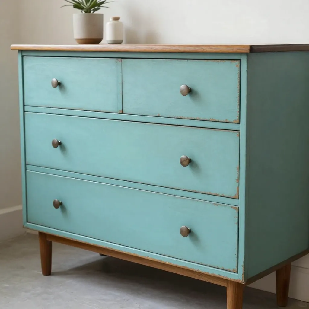 Renoverade möbler i hemmet